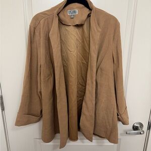 JM Collection Camel Women's Blazer